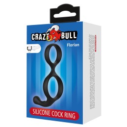 Crazy Bull - Florian Topelt Peeniserõngas Must - Peeniserõngad