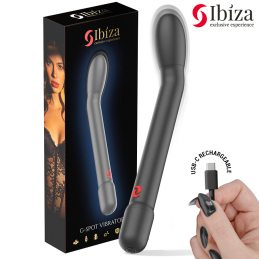 Ibiza - Чёрный вибратор для G-точки - Для точки G