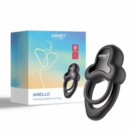 HoneyPlayBox - Anello App-Controlled Vibrating Double Cock Ring