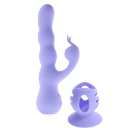 Evolved - Wiggly Bunny Wiggling Rabbit Vibrator Purple - Rabbit