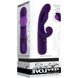 Evolved - Pleasure Puff Надувной Кролик-Вибратор Фиолетовый -