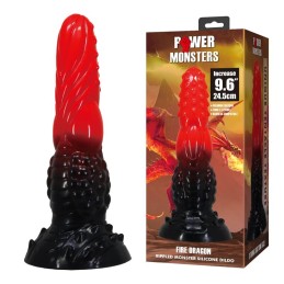Power Monsters - Fire Dragon Fantaasiadildo 24,5 cm - Dildod