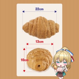 Seiraku Toys - Bread of Ecstasy Мастурбатор-Круассан - Мастурбаторы