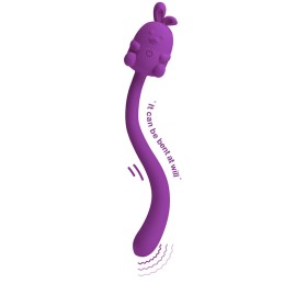 Pretty Love - Cute Bunny Painduv Vibraator Lilla 16,5 cm - Vibraatorid
