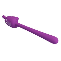 Pretty Love - Cute Bunny Painduv Vibraator Lilla 16,5 cm - Vibraatorid
