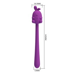 Pretty Love - Cute Bunny Painduv Vibraator Lilla 16,5 cm - Vibraatorid