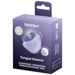 Satisfyer - Tongue Dancer Tongue Vibrator Purple - Clitoral Vibrators