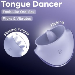 Satisfyer - Tongue Dancer Keelevibraator Lilla - Kliitorivibraatorid