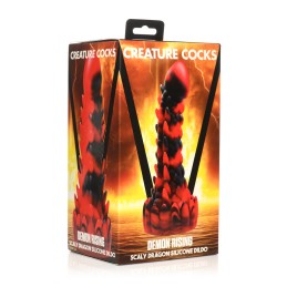 Creature Cocks - Demon Rising Scaly Dragon Silicone Dildo 20 cm - Fantasy Dildos