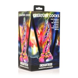 Creature Cocks - Enchantress Kraken Радужный Стеклянный Дилдо - Фантазийные Дилдо