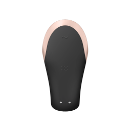 Satisfyer - Double Love Вибратор Для Пар Черный - Вибраторы Для Пар