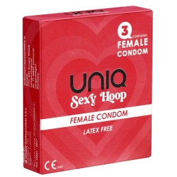Uniq - Sexy Hoop Женские Презервативы Без Латекса 3 шт. 