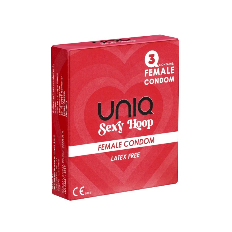 Uniq - Sexy Hoop Lateksivaba Naiste Kondoom 3 tk - Kondoomid