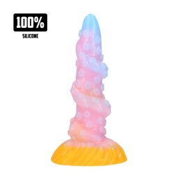 Fiction Cocks - Rainbow Kraken Фэнтези-Дилдо И Анальная Пробка 17,5 см - АНАЛ