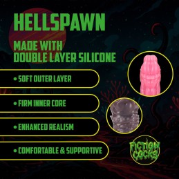 Fiction Cocks - Hellspawn Fantaasia Dildo 19 cm - Fantaasia Dildod