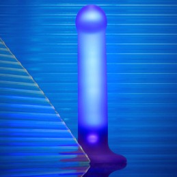 Strap-On-Me - Helendav LED Painduv Dildo Lilla M Suurus - Dildod