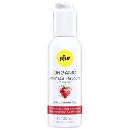 Pjur - ORGANIC Intimate Flavours Strawberry Oral Delight Gel 100 ml - Flavored lubricants
