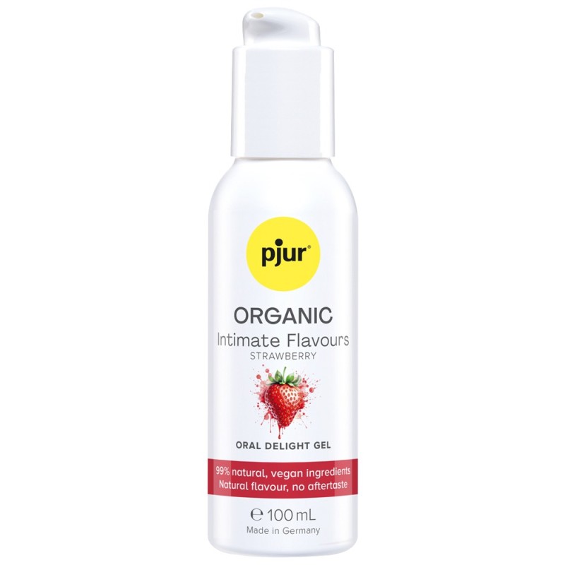 Pjur - ORGANIC Intimate Flavours Клубничный Интимный Гель 100 мл - Смазки со вкусом