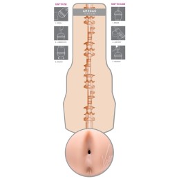 Fleshlight - Violet Myers Ahegao Мастурбатор с Анусом - Мастурбаторы