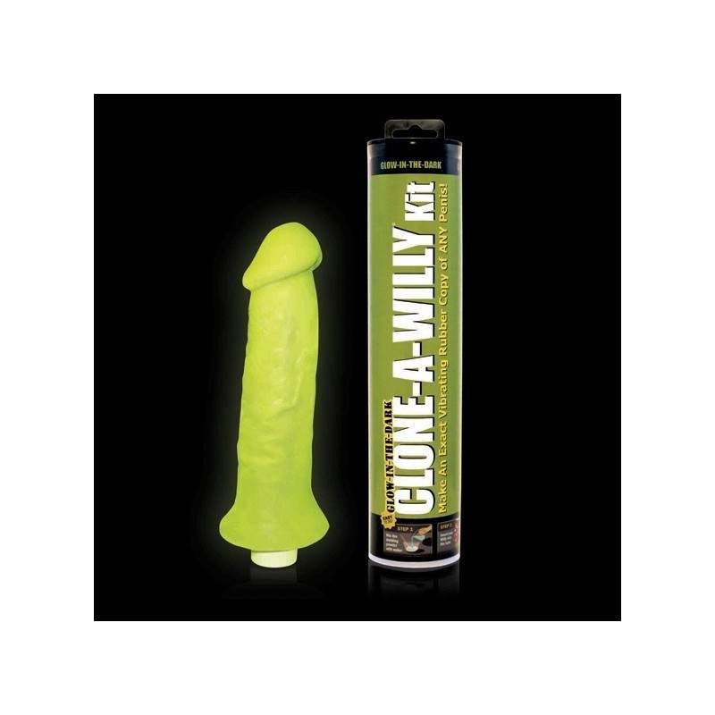 CLONE A WILLY KIT - GLOW-IN-THE-DARK DILDO CLONE A WILLY KIT - GLOW-IN-THE-DARK DILDO