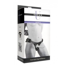 STRAP U - ﻿Bodice Corset Style Strap On Harness