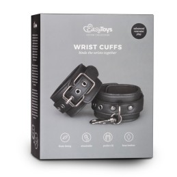 EASYTOYS FETISH COLLECTION - BLACK LEATHER HANDCUFFS