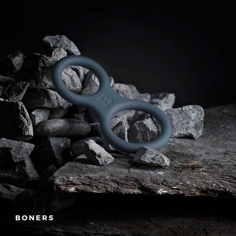 BONERS - SILICONE COCK RING AND BALL STRETCHER