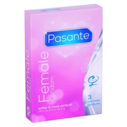 PASANTE FEMALE CONDOM 3 PCS