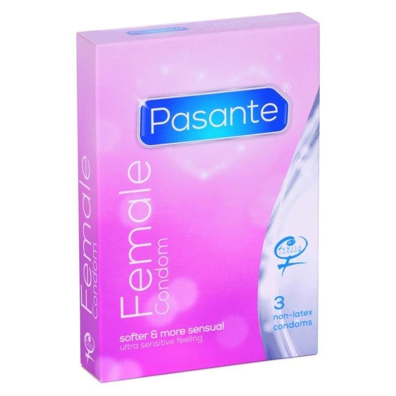 PASANTE FEMALE CONDOM 3 PCS