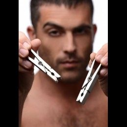 TOF - BROS PIN STAINLESS STEEL NIPPLE CLAMPS