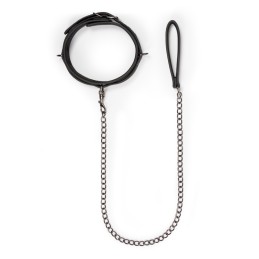 EASYTOYS - FETISH COLLAR WITH LEASH