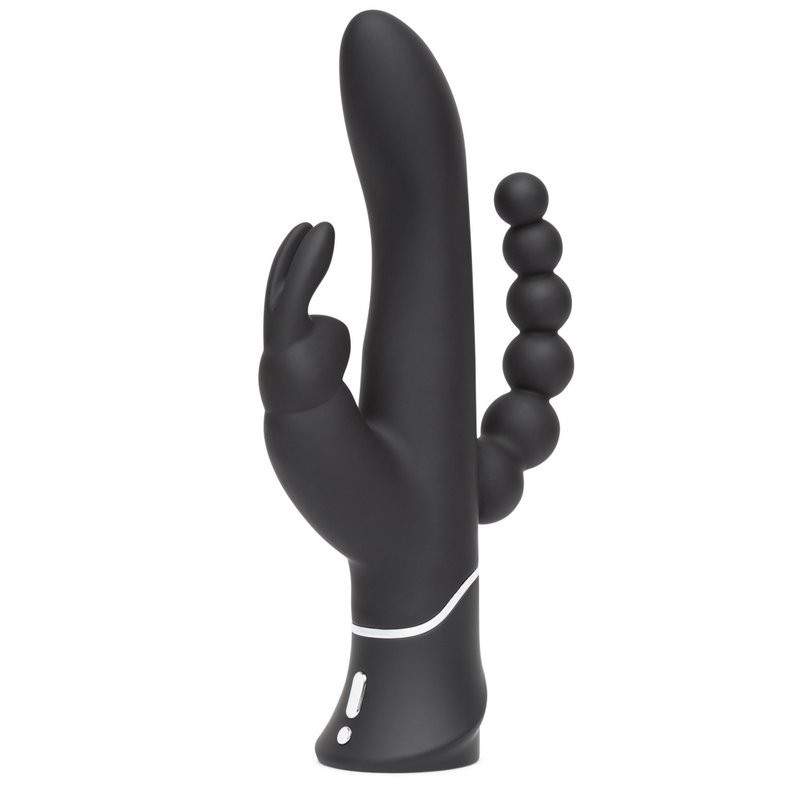 HAPPY RABBIT - TRIPLE CURVE VIBRATOR BLACK