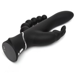 HAPPY RABBIT - TRIPLE CURVE VIBRATOR BLACK