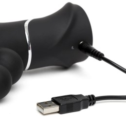 HAPPY RABBIT - TRIPLE CURVE VIBRATOR BLACK