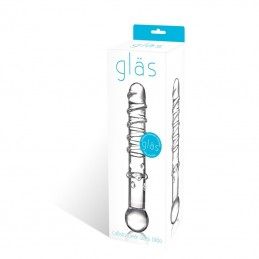 GLAS - CALLISTO CLEAR GLASS DILDO