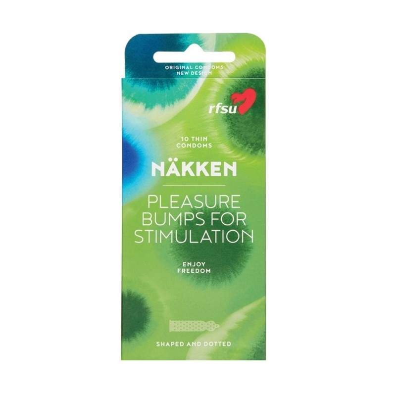 RFSU - NÄKKEN THIN CONDOMS WITH PLEASURE BUMPS 10 PCS RFSU - NÄKKEN THIN CONDOMS WITH PLEASURE BUMPS 10 PCS