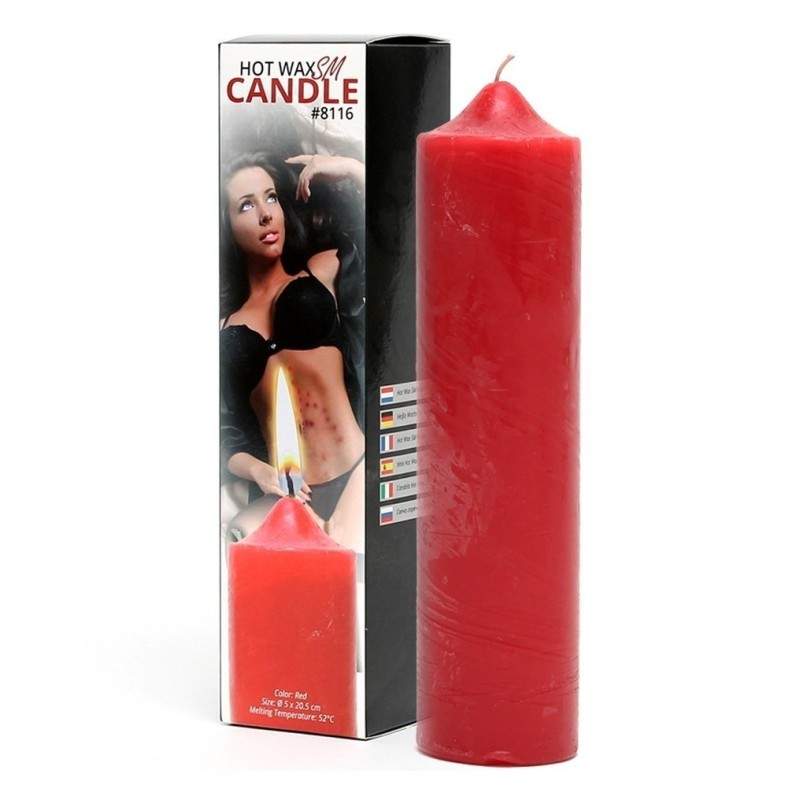 BDSM CANDLE, RED BDSM CANDLE, RED