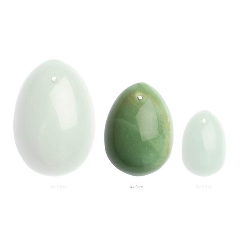 LA GEMMES - YONI EGG JADE 1 PCS - S, M OR L SIZE LA GEMMES - YONI EGG JADE 1 PCS - S, M OR L SIZE