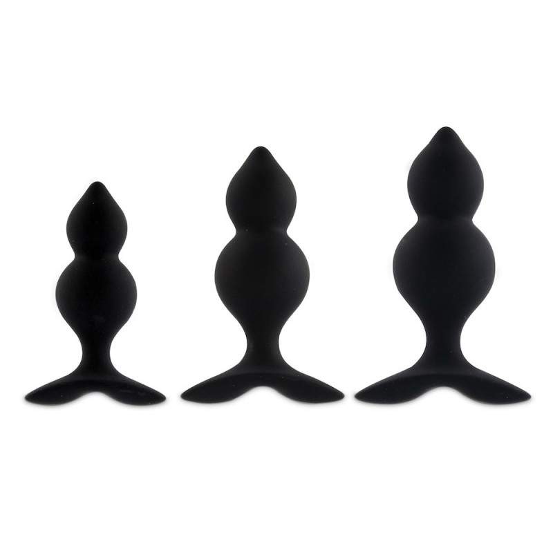 FEELZTOYS - BIBI TWIN BUTT PLUG SET 3 PCS FEELZTOYS - BIBI TWIN BUTT PLUG SET 3 PCS
