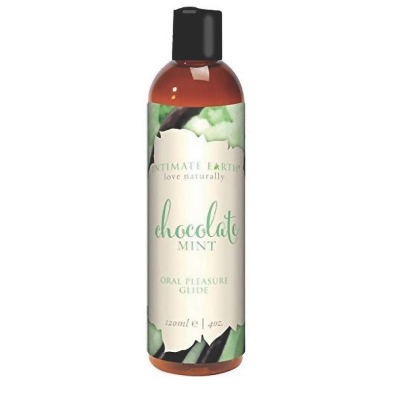 INTIMATE EARTH - NATURAL FLAVORS GLIDE CHOCOLATE MINT 120 ML INTIMATE EARTH - NATURAL FLAVORS GLIDE CHOCOLATE MINT 120 ML