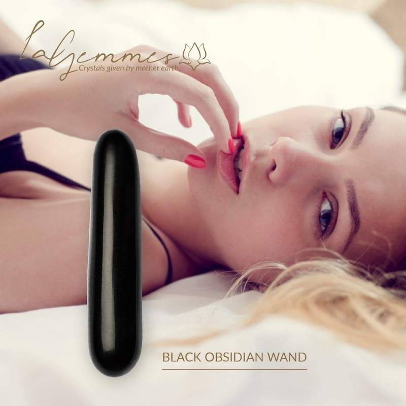 LA GEMMES - WAND BLACK OBSIDIAN LA GEMMES - WAND BLACK OBSIDIAN
