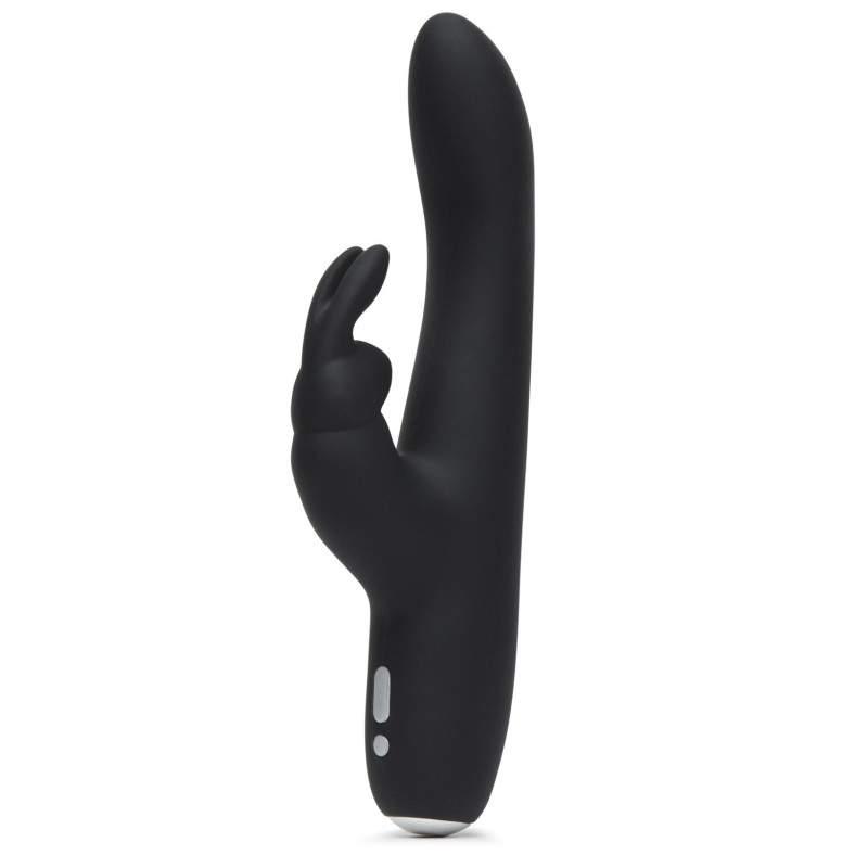 FIFTY SHADES OF GREY - GREEDY GIRL RECHARGEABLE SLIMLINE RABBIT VIBRATOR