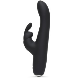 FIFTY SHADES OF GREY - GREEDY GIRL RECHARGEABLE SLIMLINE RABBIT VIBRATOR