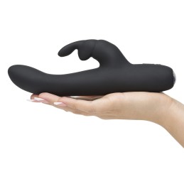 FIFTY SHADES OF GREY - GREEDY GIRL RECHARGEABLE SLIMLINE RABBIT VIBRATOR