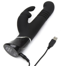 FIFTY SHADES OF GREY - GREEDY GIRL RECHARGEABLE THRUSTING G-SPOT RABBIT VIB