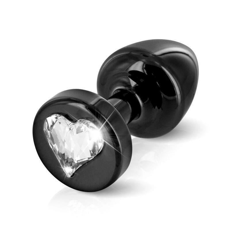 DIOGOL - ANNI R BUTT PLUG HEART BLACK 25 MM DIOGOL - ANNI R BUTT PLUG HEART BLACK 25 MM