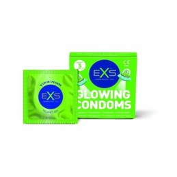 EXS GLOW CONDOMS 3 PACK