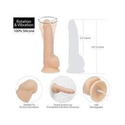 NAKED ADDICTION - ROTATING & VIBRATING DONG