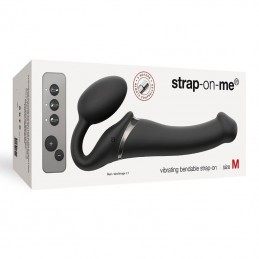STRAP-ON-ME - VIBRATING 3 MOTORS BENDABLE WITH REMOTE CONTROL