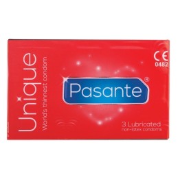 PASANTE UNIQUE LATEXFREE CONDOMS 3PCS